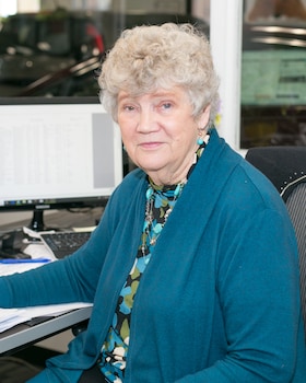 Staff member Phyllis Edman from f813a6137032