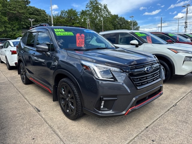 Used 2022 Subaru Forester Sport with VIN JF2SKAJC3NH438751 for sale in Parkersburg, WV