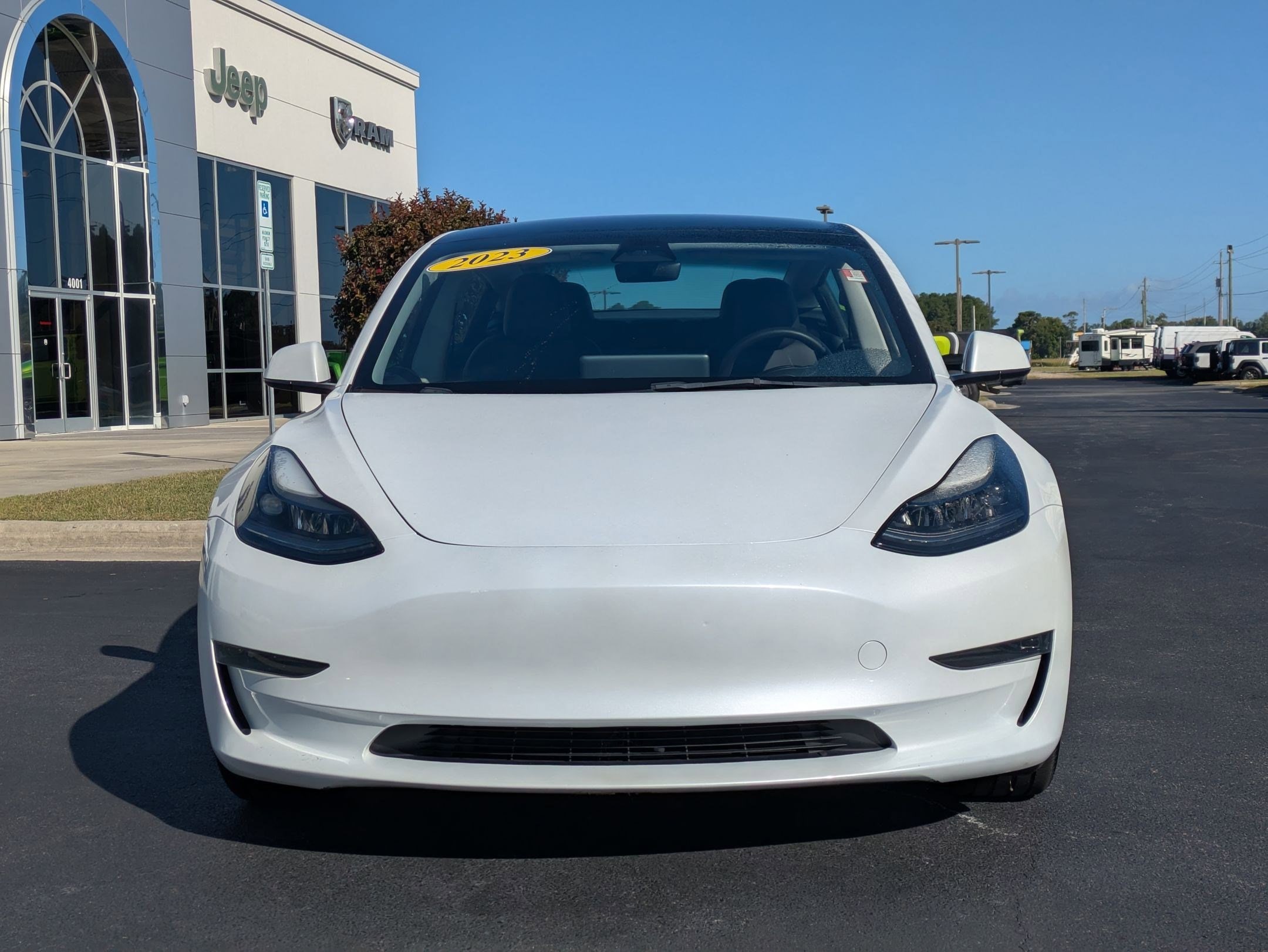 Used 2023 Tesla Model 3 Base with VIN 5YJ3E1EA4PF433743 for sale in Washington, NC