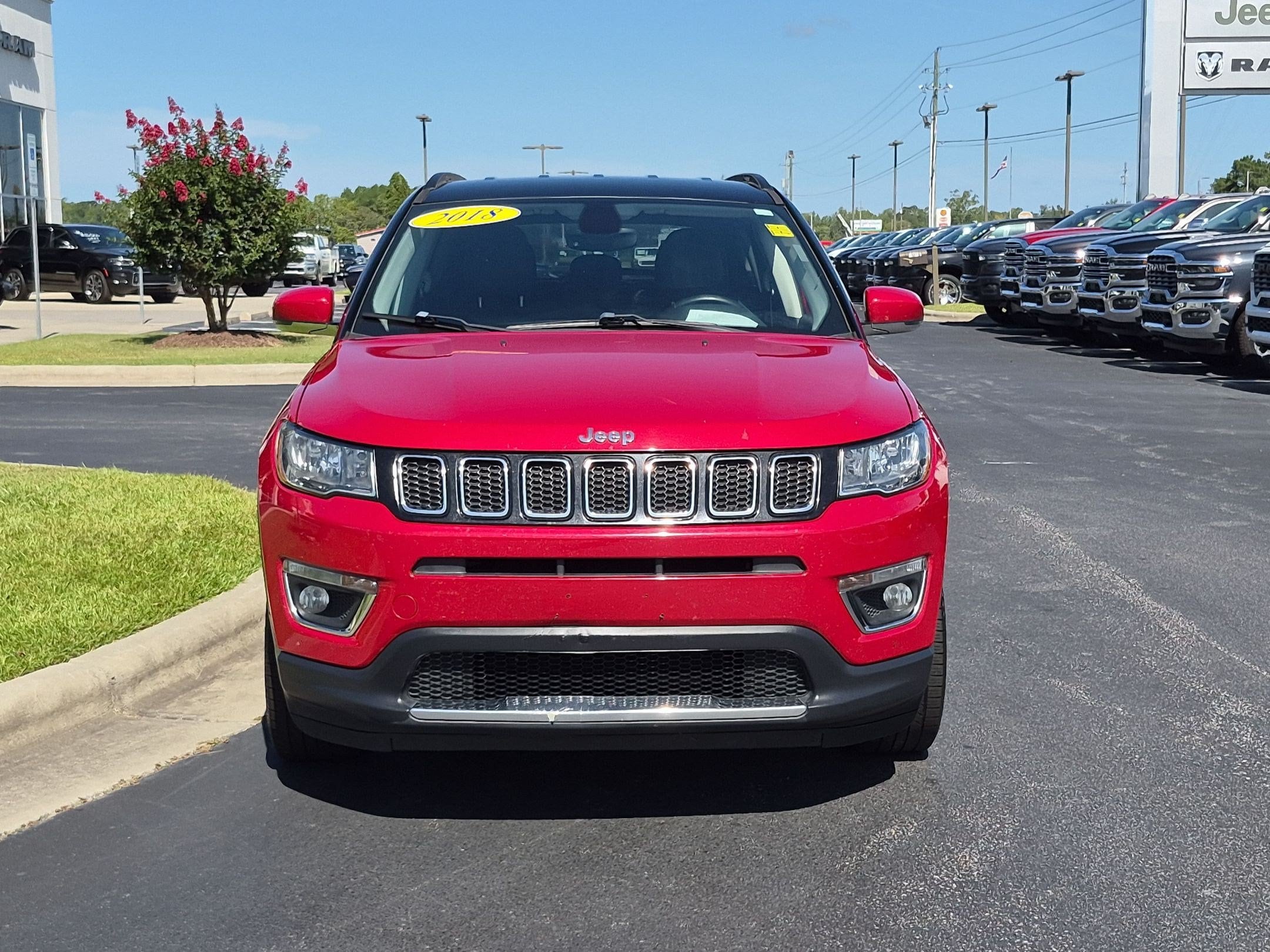Used 2018 Jeep Compass Limited with VIN 3C4NJDCB7JT329161 for sale in Washington, NC