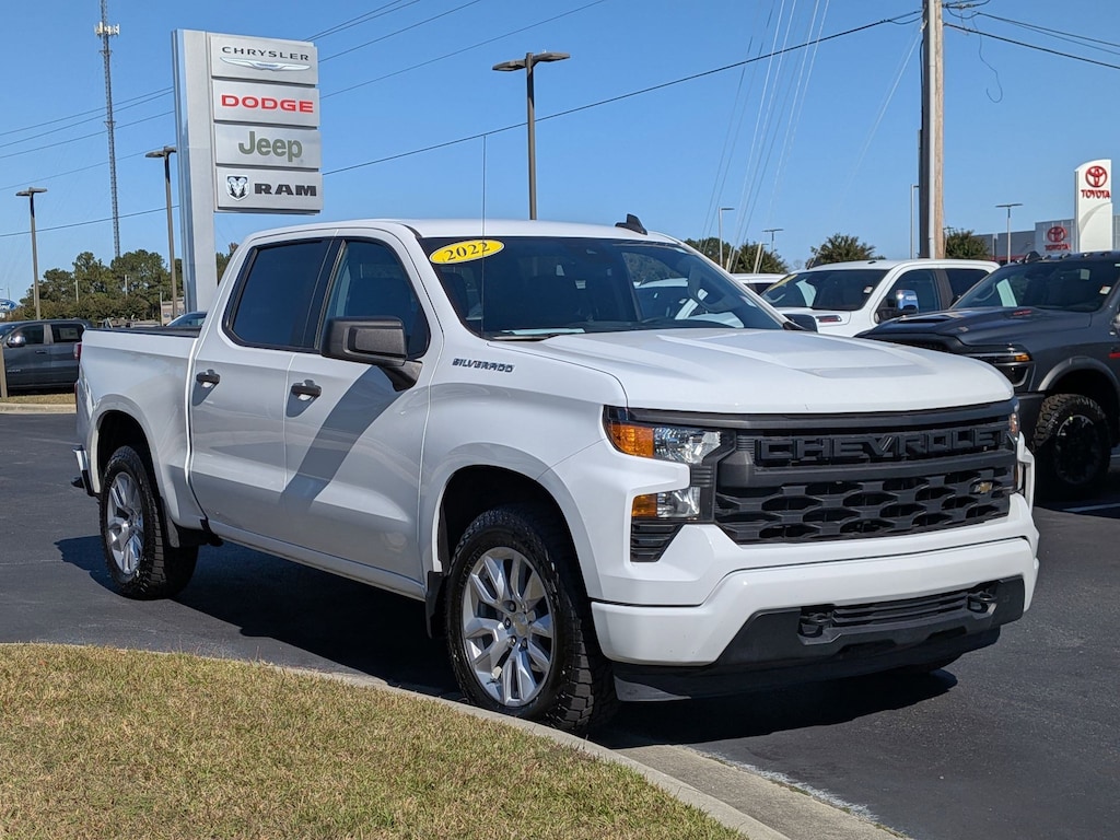 Used 2022 Chevrolet Silverado 1500 Custom Truck Crew Cab