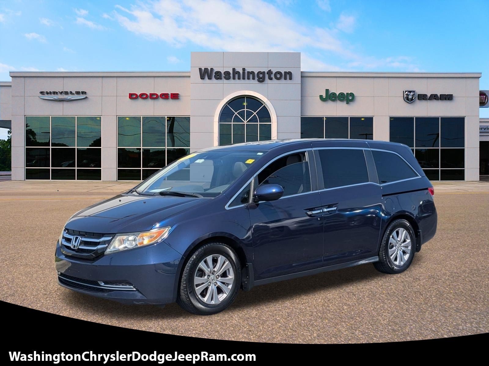 Black (Obsidian Blue Pearl) 2017 Honda Odyssey Minivan Front-Wheel Drive Automatic