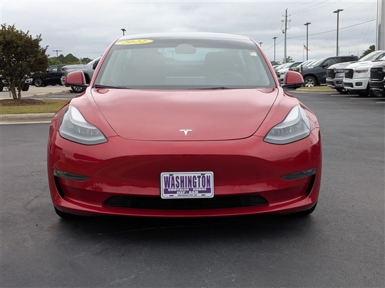 Used 2022 Tesla Model 3 Long Range with VIN 5YJ3E1EBXNF255584 for sale in Washington, NC