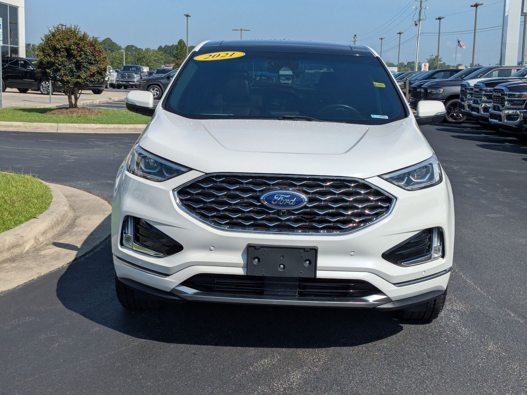 Used 2021 Ford Edge Titanium with VIN 2FMPK3K94MBA60207 for sale in Washington, NC