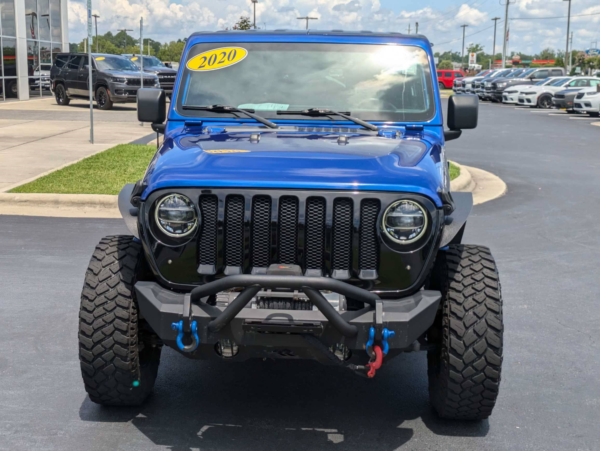 Used 2020 Jeep Wrangler Unlimited Willys with VIN 1C4HJXDN4LW329204 for sale in Washington, NC