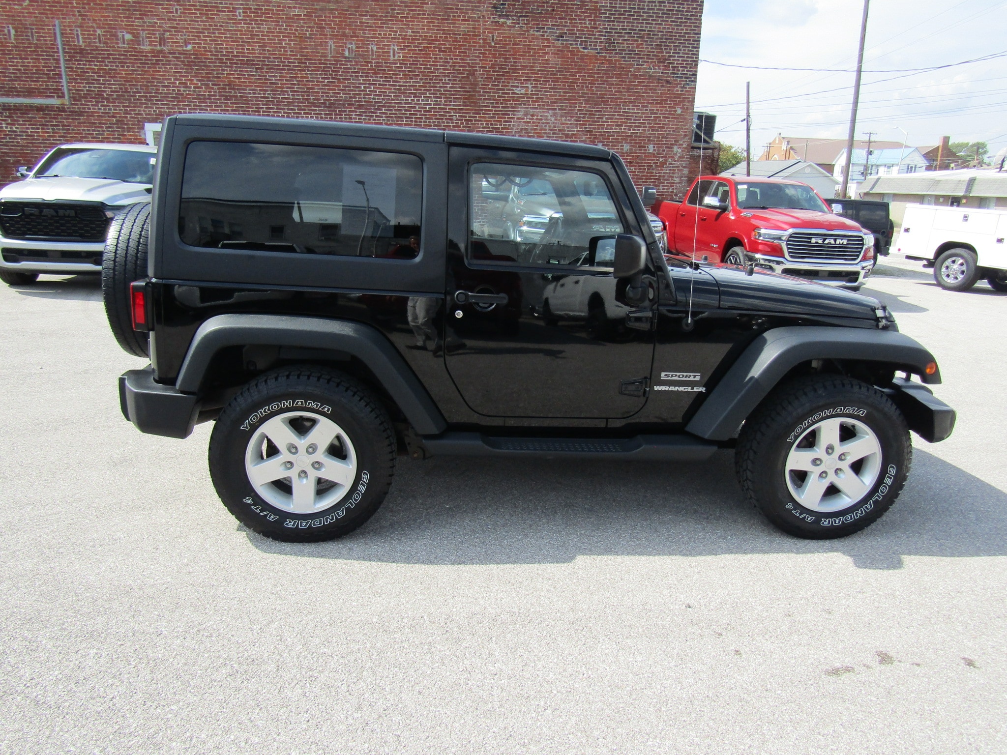 Used 2015 Jeep Wrangler Sport with VIN 1C4AJWAG9FL567816 for sale in Washington, IN