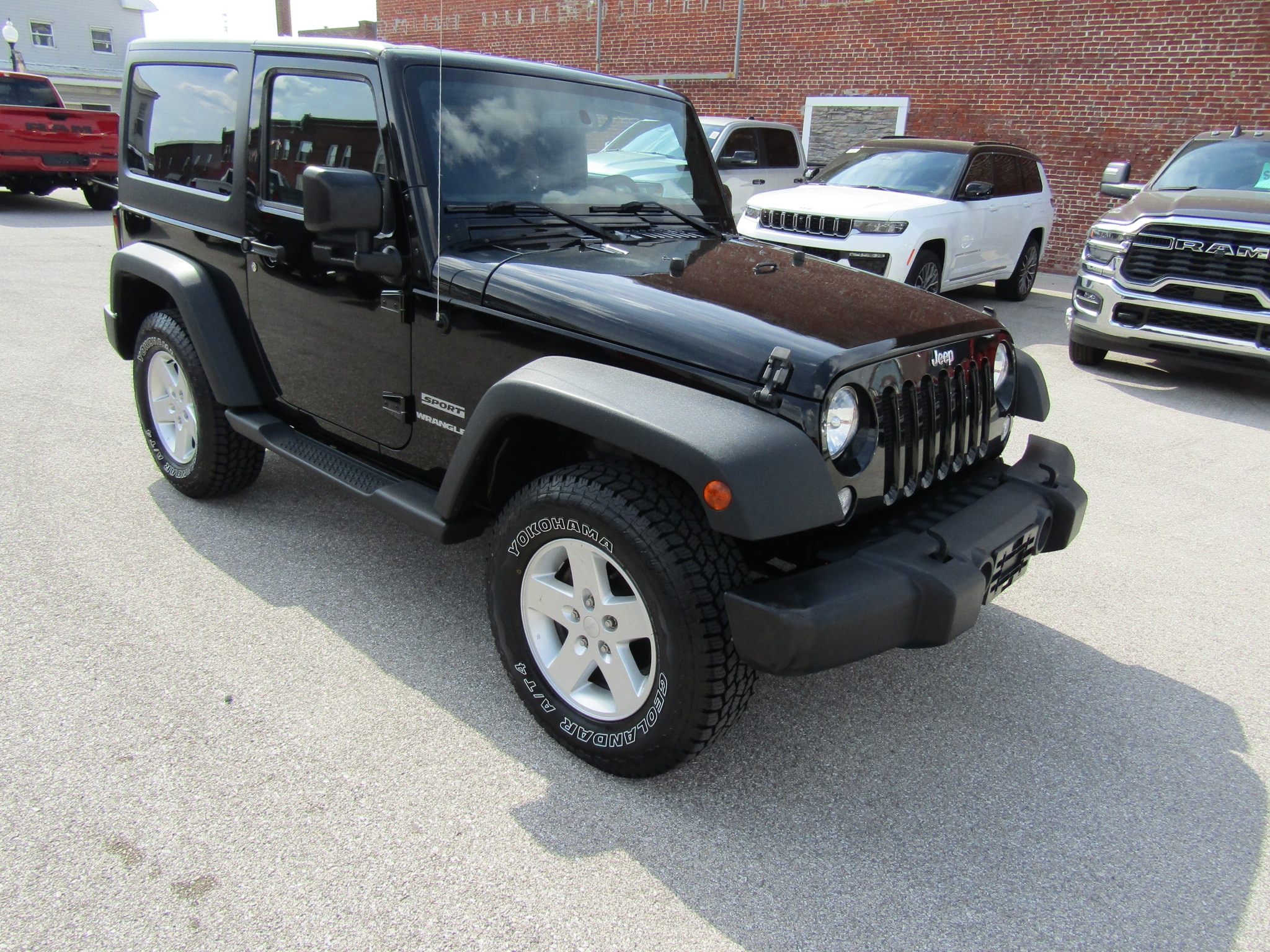 Used 2015 Jeep Wrangler Sport with VIN 1C4AJWAG9FL567816 for sale in Washington, IN