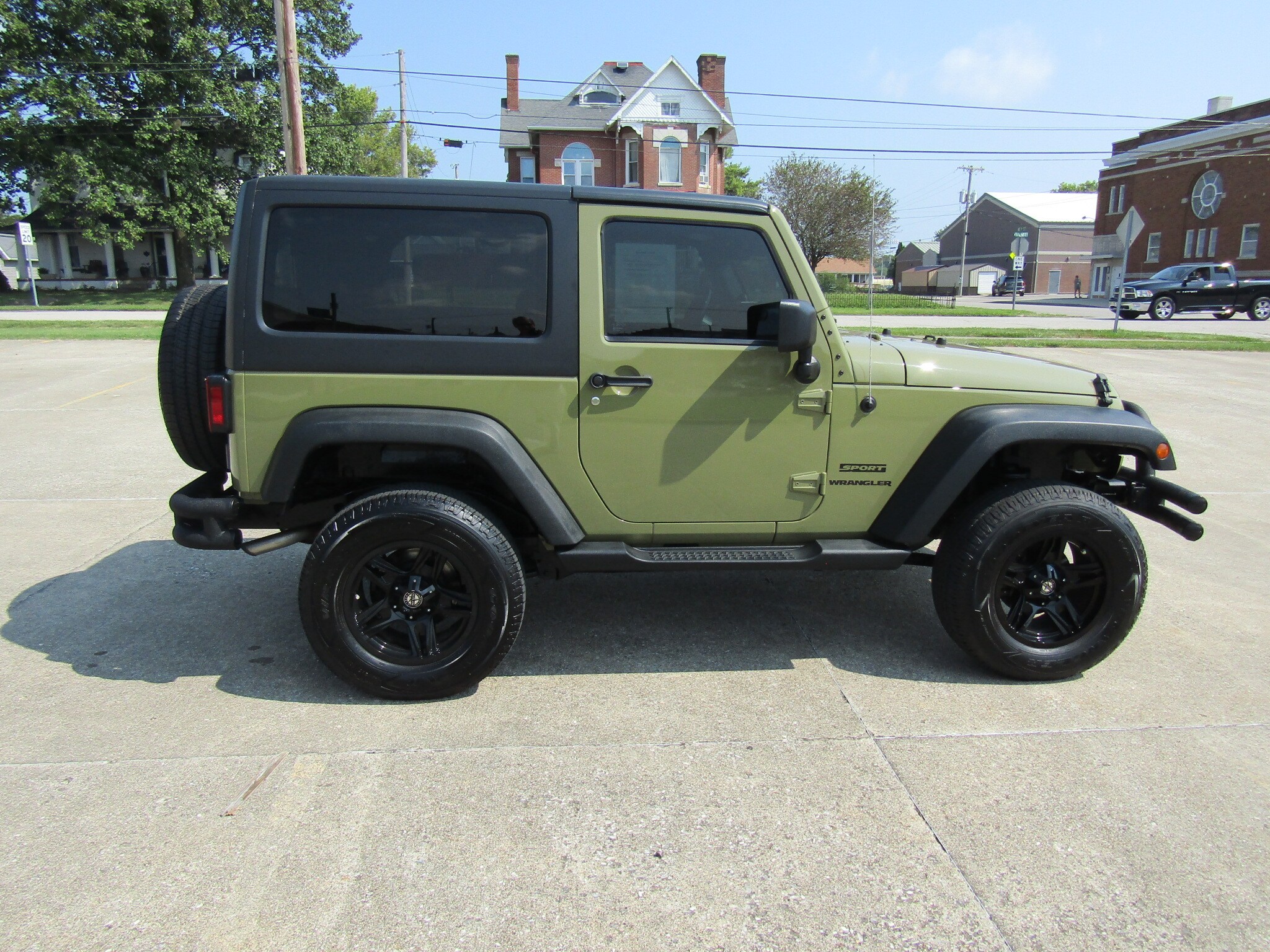 Used 2013 Jeep Wrangler Sport with VIN 1C4AJWAGXDL623968 for sale in Washington, IN