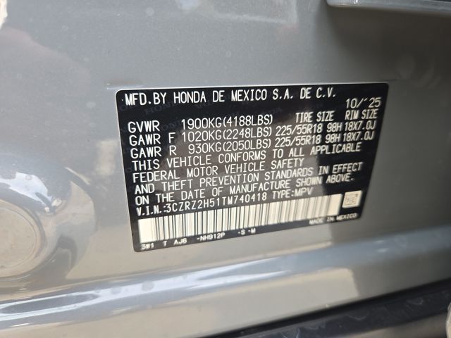 2026 Honda HR-V Sport photo 2