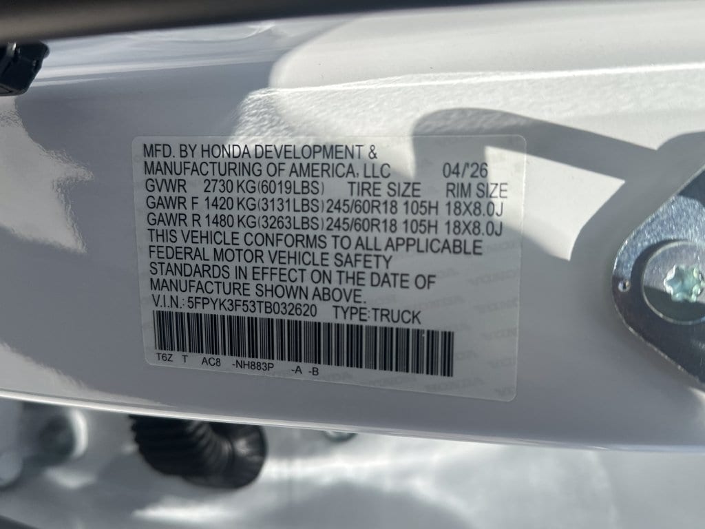 2026 Honda Ridgeline RTL - Photo 30
