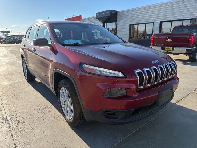 Used 2017 Jeep Cherokee Sport with VIN 1C4PJLAB5HD231123 for sale in Watertown, SD