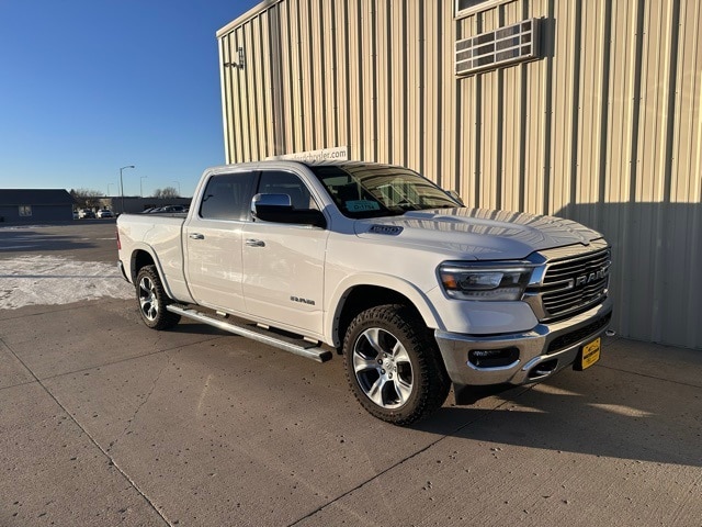 Used 2022 RAM Ram 1500 Pickup Laramie with VIN 1C6SRFRT6NN180231 for sale in Watertown, SD