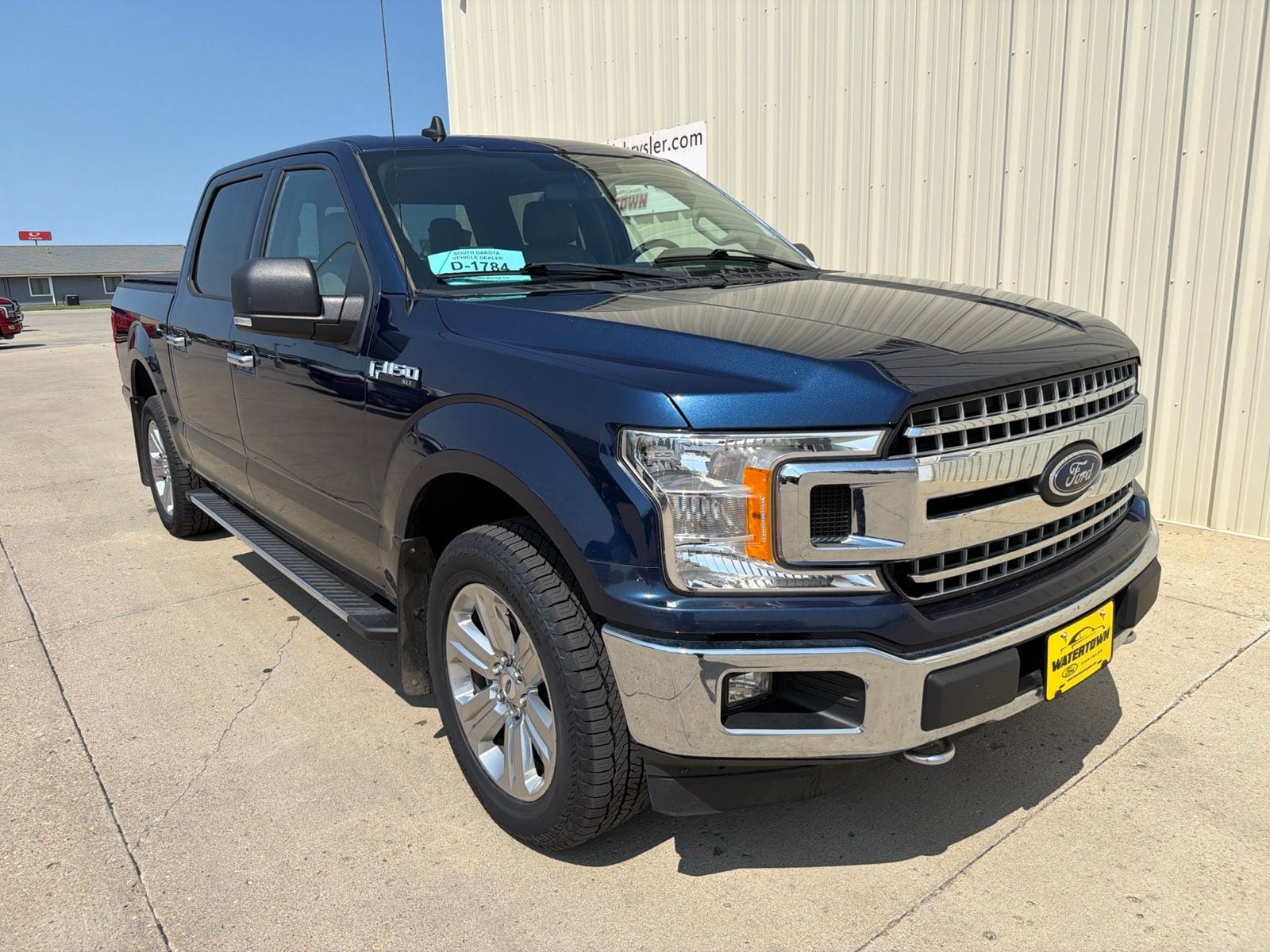 Used 2019 Ford F-150 XLT with VIN 1FTEW1EP7KKE80500 for sale in Watertown, SD