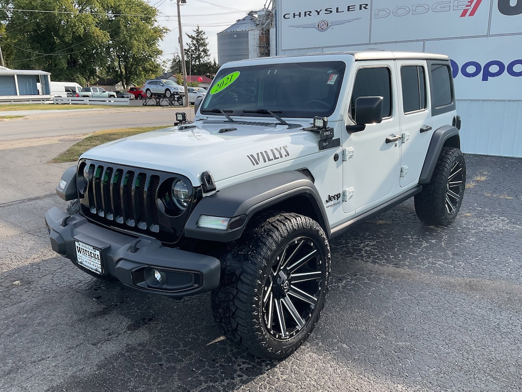 Used 2021 Jeep Wrangler Unlimited Willys Unlimited Willys 4x4