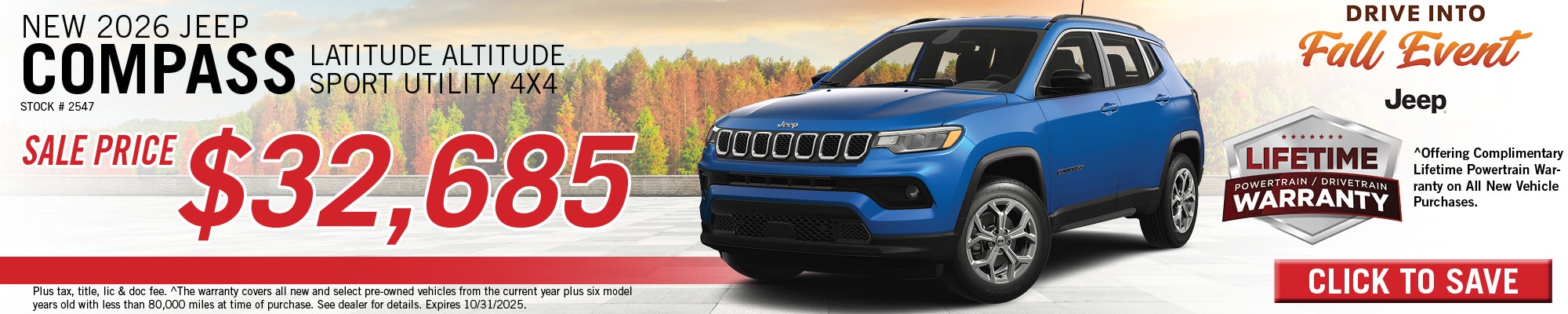 New 2026 Jeep Compass