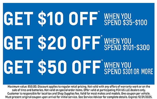 Get $10/$20/$50 OFF
