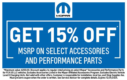 Get 15% off Select Accessories