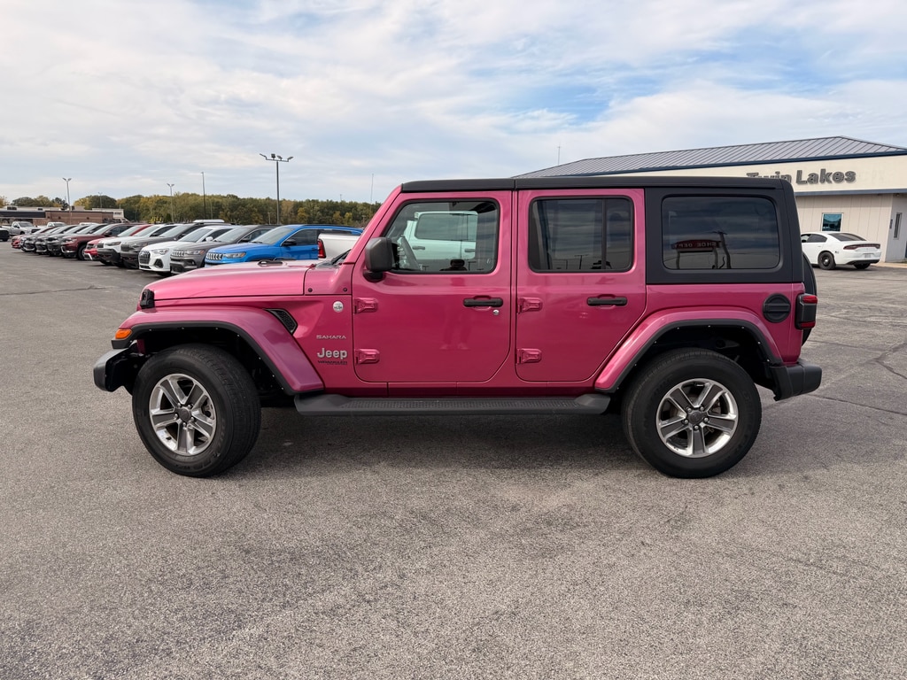 Used 2022 Jeep Wrangler Unlimited Sahara Wagon; Open Body