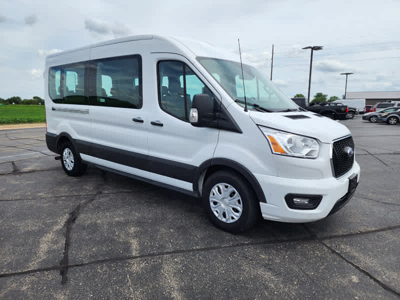 Used 2022 Ford Transit Passenger Van XLT with VIN 1FBAX2C88NKA43787 for sale in Watseka, IL