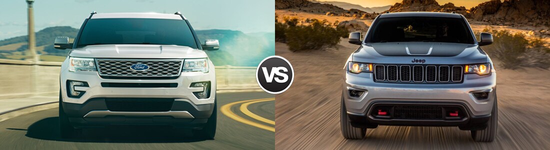 2017 Ford Explorer vs 2017 Jeep Grand Cherokee