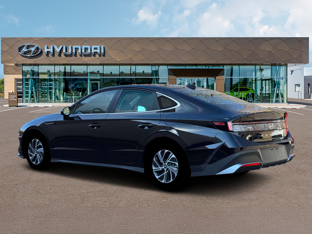 New 2026 Hyundai Sonata Hybrid Blue Sedan