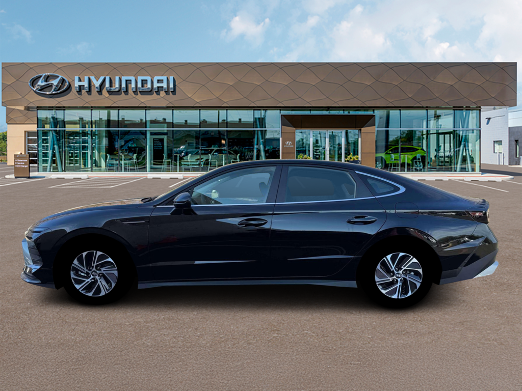 New 2026 Hyundai Sonata Hybrid Blue Sedan