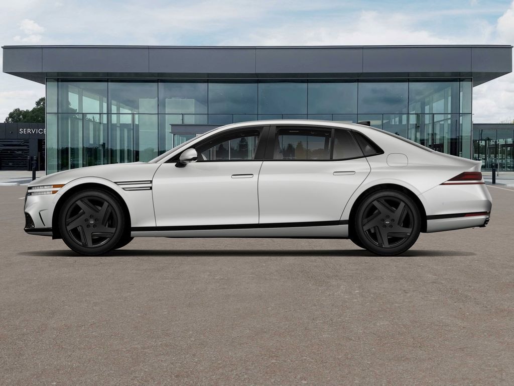 New 2026 Genesis G90 3.5T e-SC Prestige Black Sedan