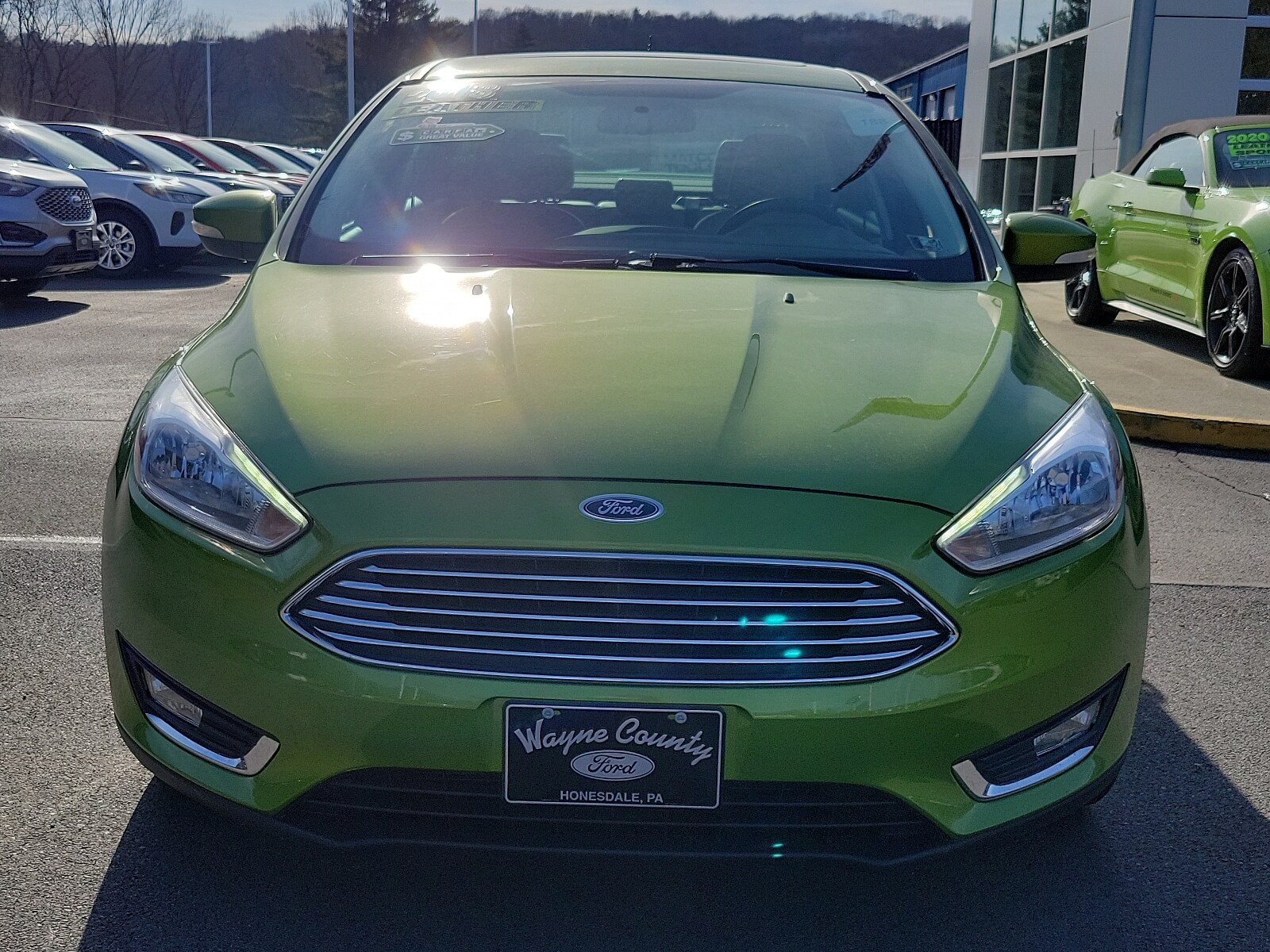 Certified 2018 Ford Focus Titanium with VIN 1FADP3J29JL261745 for sale in Honesdale, PA