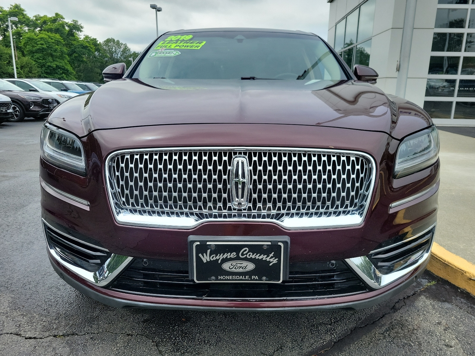 Used 2019 Lincoln Nautilus Reserve with VIN 2LMPJ8LP4KBL24198 for sale in Honesdale, PA