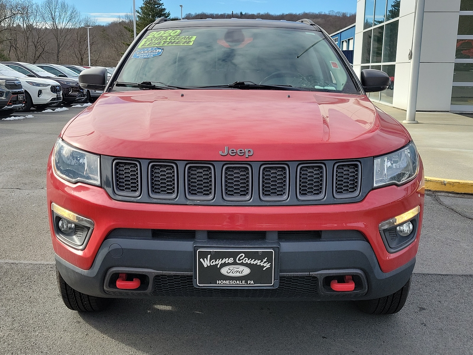 Used 2020 Jeep Compass Trailhawk with VIN 3C4NJDDB3LT165506 for sale in Honesdale, PA