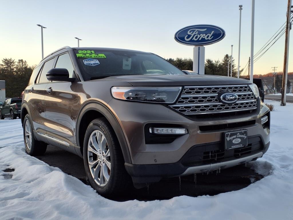 Certified 2021 Ford Explorer Limited with VIN 1FMSK8FH3MGC46502 for sale in Honesdale, PA