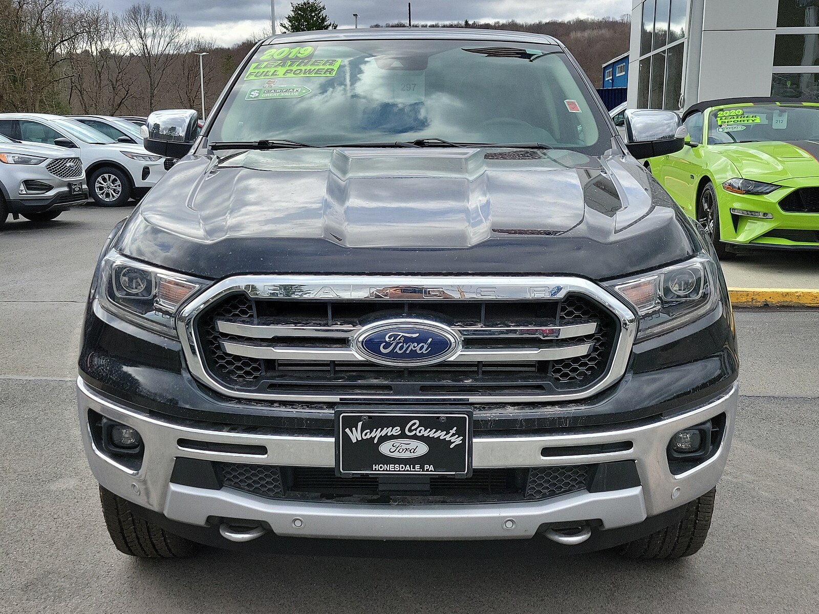 Certified 2019 Ford Ranger Lariat with VIN 1FTER4FH2KLB24885 for sale in Honesdale, PA