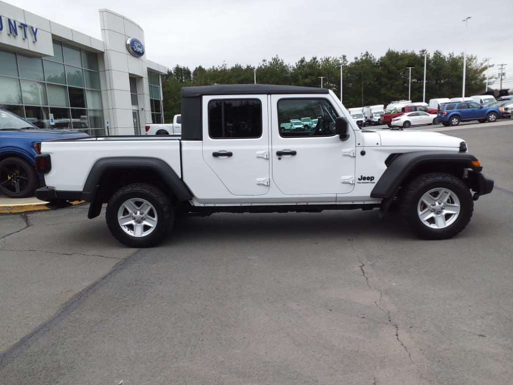 Used 2020 Jeep Gladiator Sport S with VIN 1C6HJTAG7LL136990 for sale in Honesdale, PA