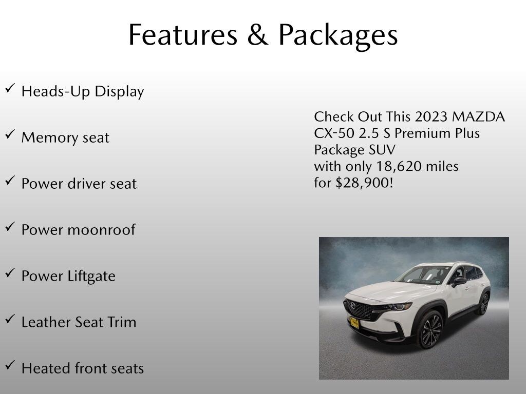 Certified 2023 Mazda CX-50 2.5 S Premium Plus Package SUV