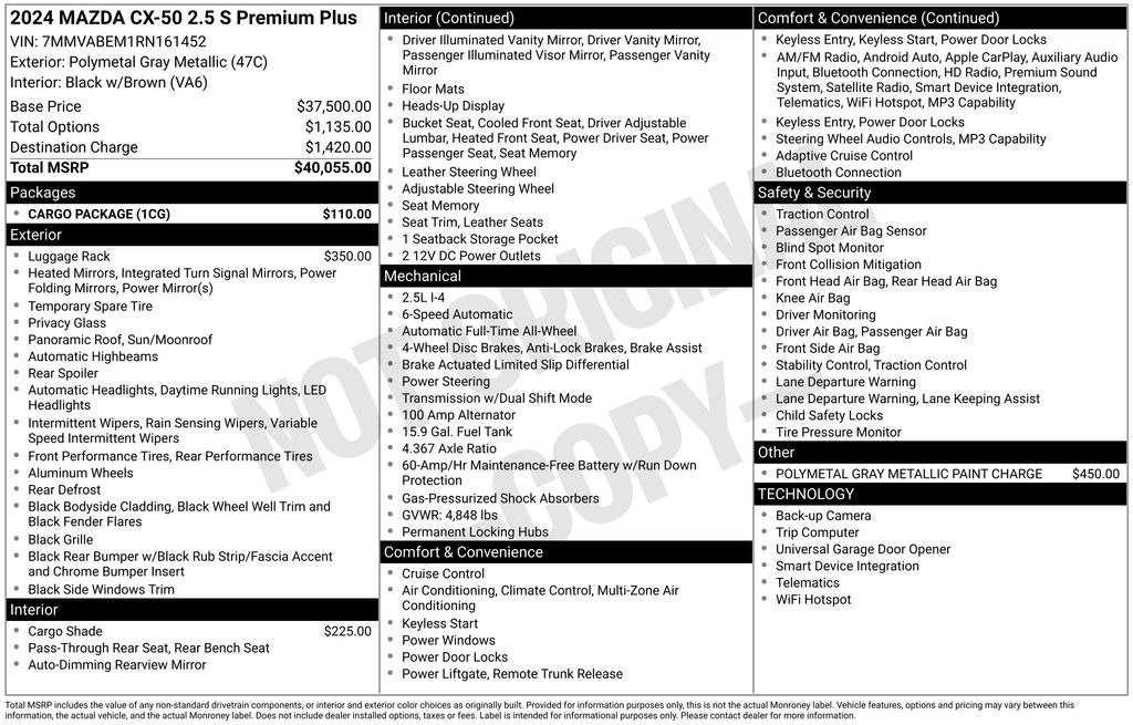 2024 Mazda CX-50 S PREMIUM PLUS - Photo 9