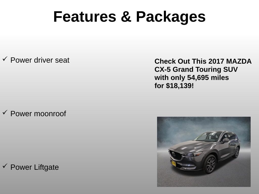 Used 2017 Mazda Mazda CX-5 Grand Touring SUV