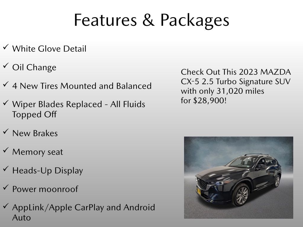 Certified 2023 Mazda CX-5 2.5 Turbo Signature SUV
