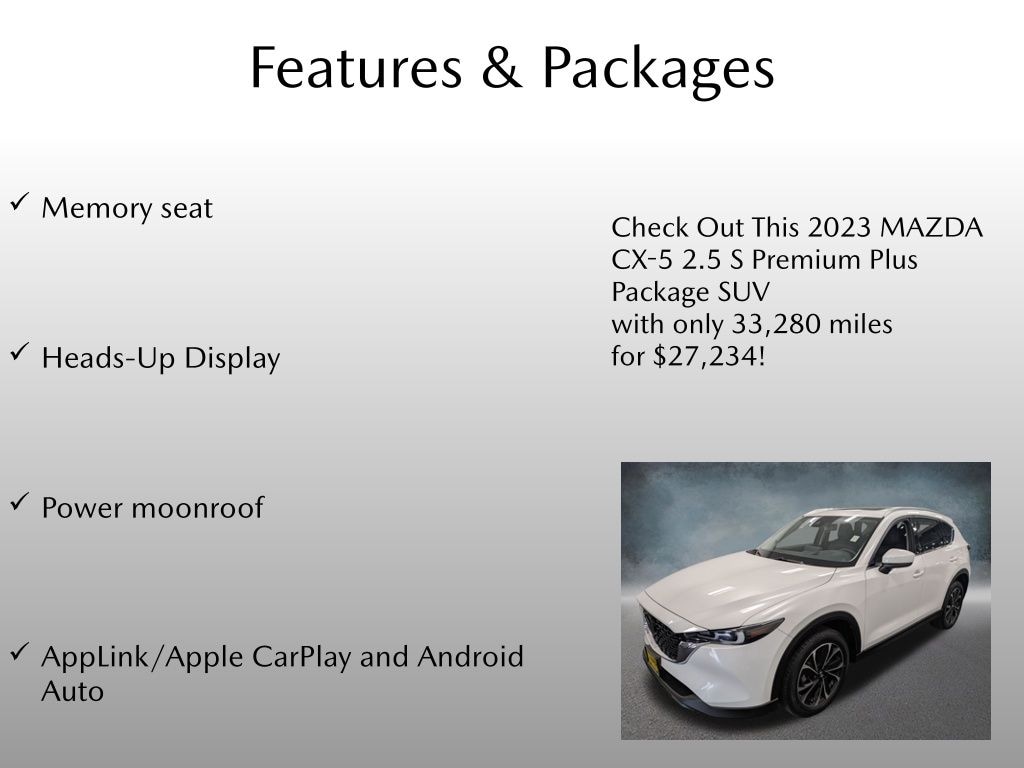 Certified 2023 Mazda CX-5 2.5 S Premium Plus Package SUV