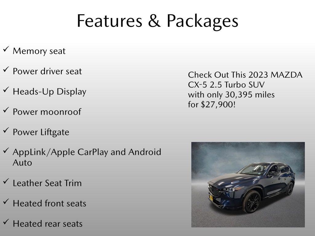 Certified 2023 Mazda CX-5 2.5 Turbo SUV