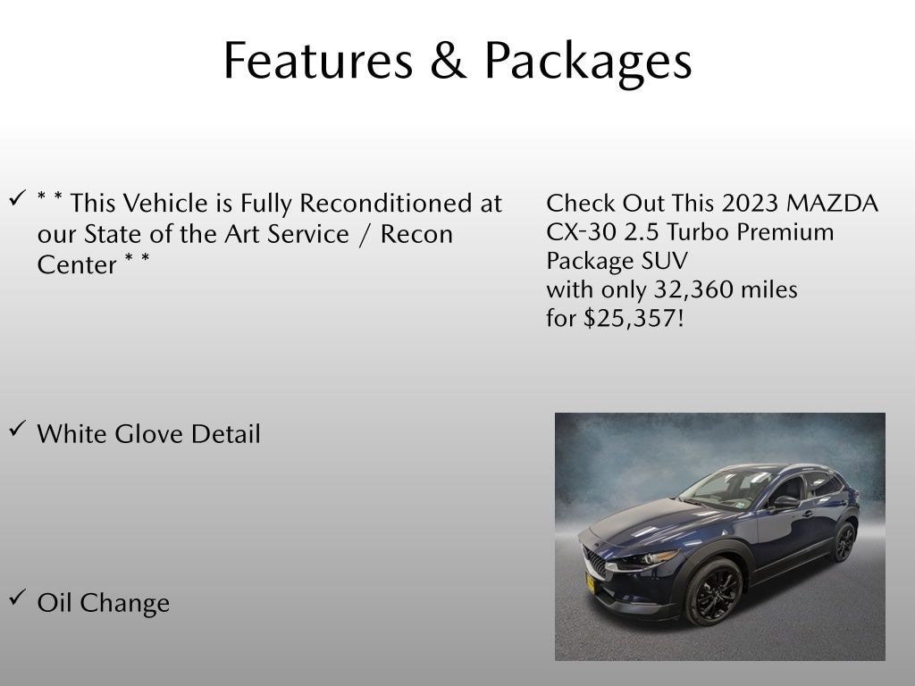 Certified 2023 Mazda CX-30 2.5 Turbo Premium Package SUV