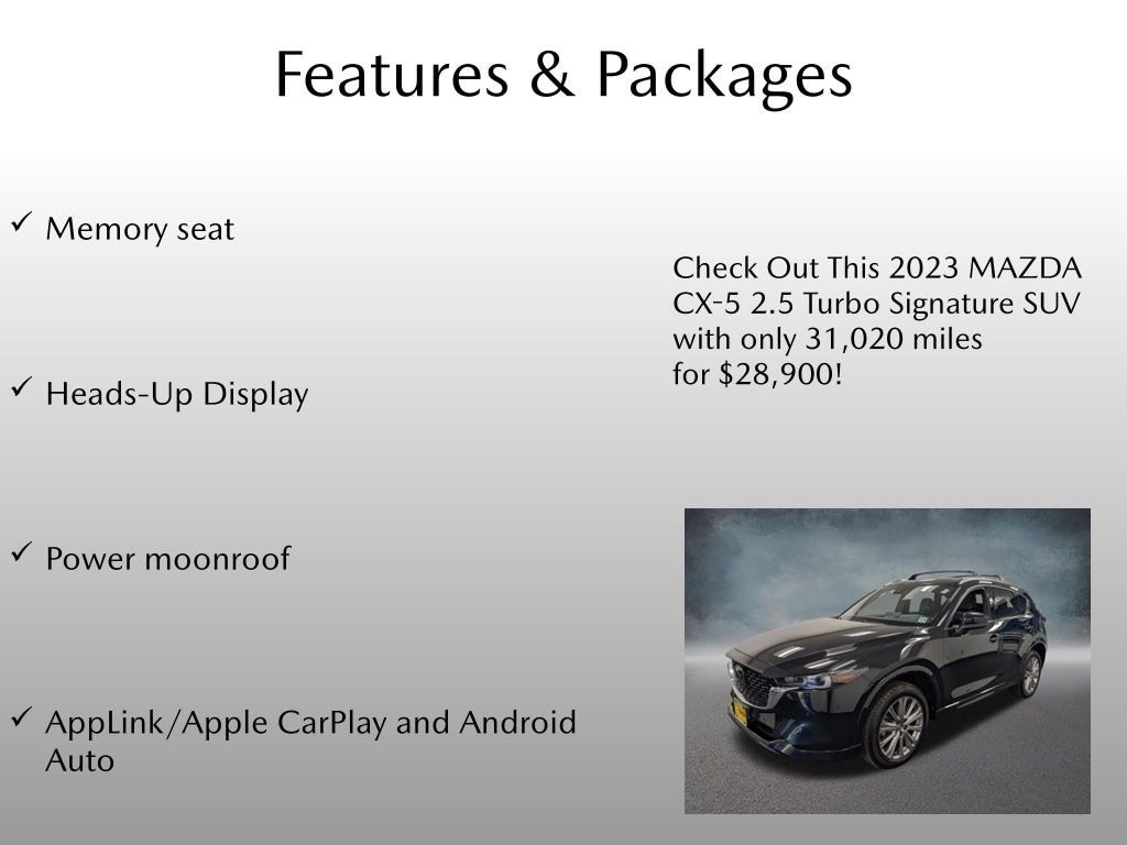 Certified 2023 Mazda CX-5 2.5 Turbo Signature SUV