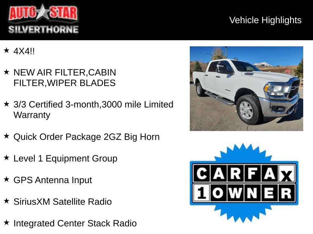 Used 2024 Ram 2500 Big Horn Truck