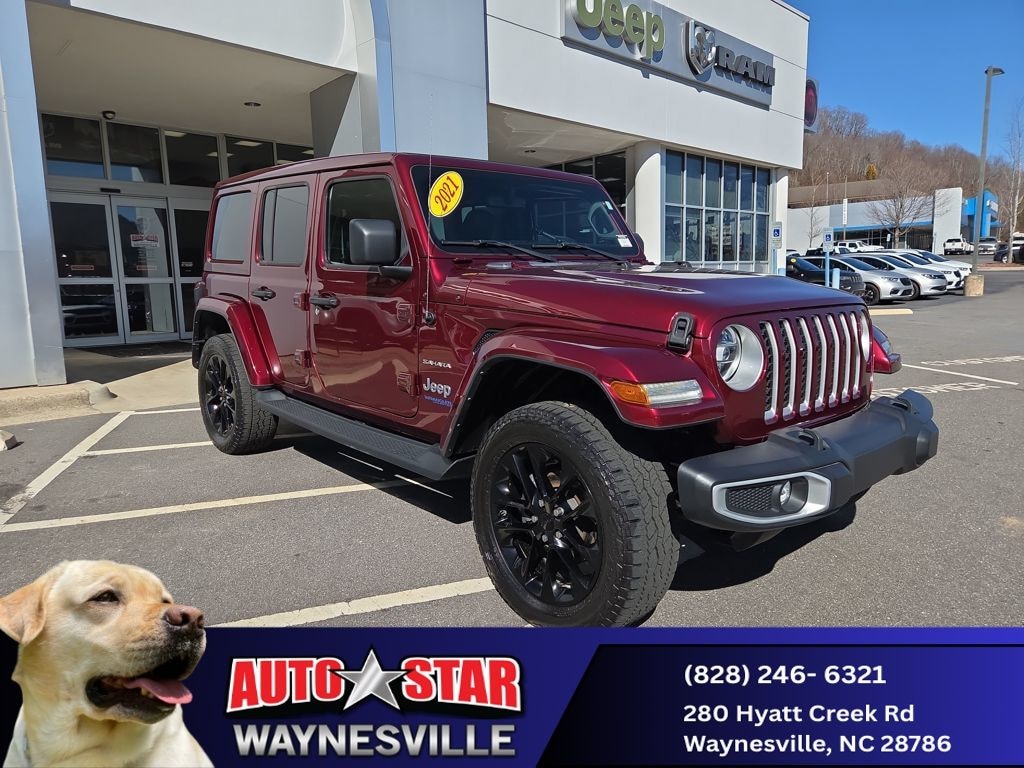 Used 2021 Jeep Wrangler Unlimited Sahara 4xe SUV