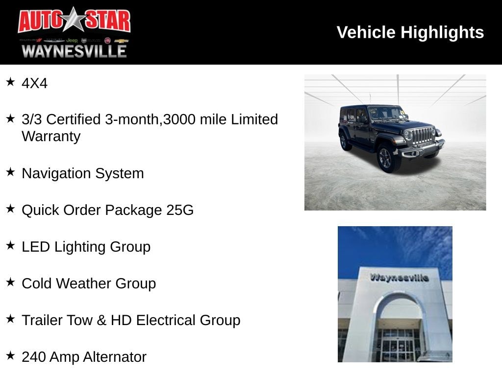Used 2022 Jeep Wrangler Unlimited Sahara SUV