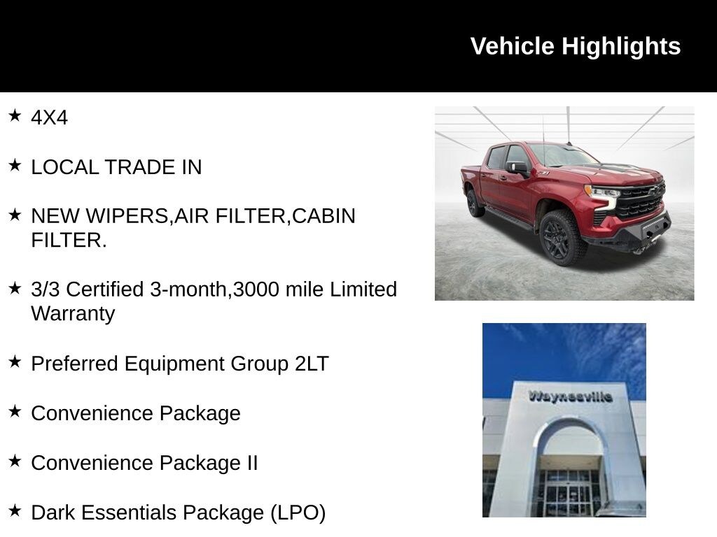 Used 2022 Chevrolet Silverado 1500 LT Trail Boss Truck