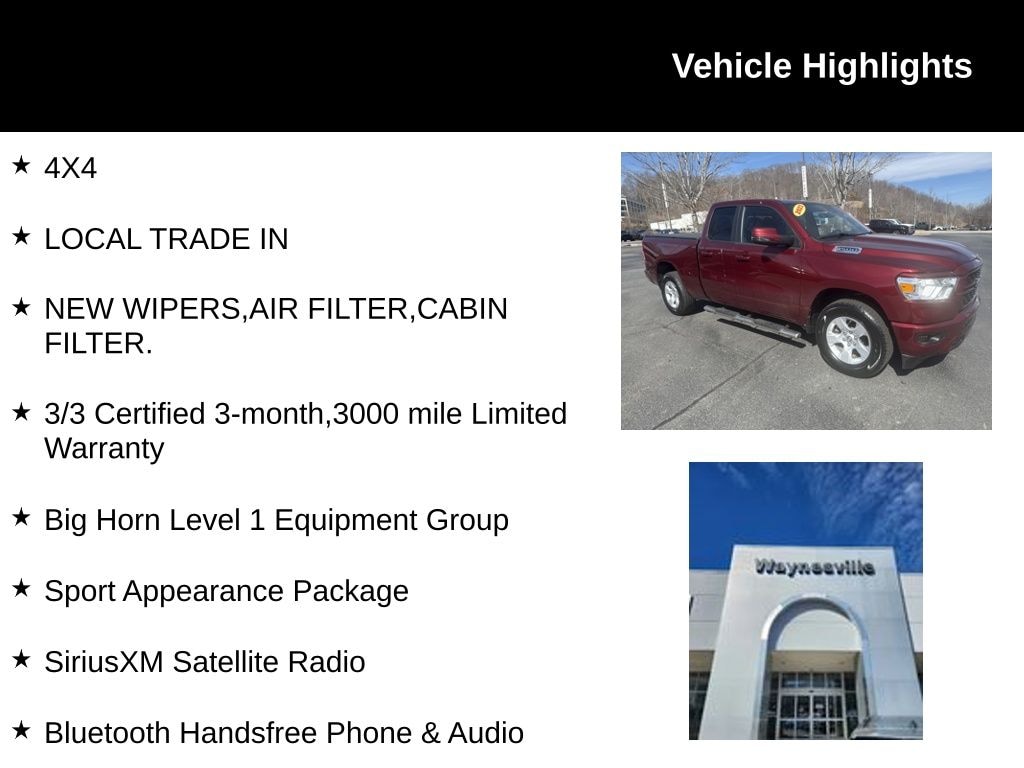 Used 2023 Ram 1500 Big Horn/Lone Star Truck