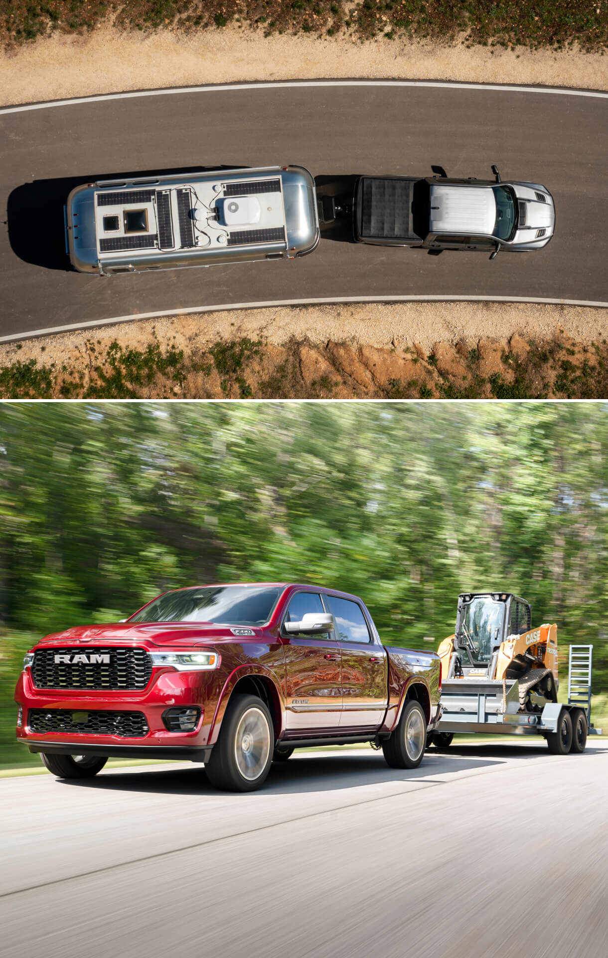 Ram 1500 Towing An RV, Ram 1500 Towing Farm Equipment