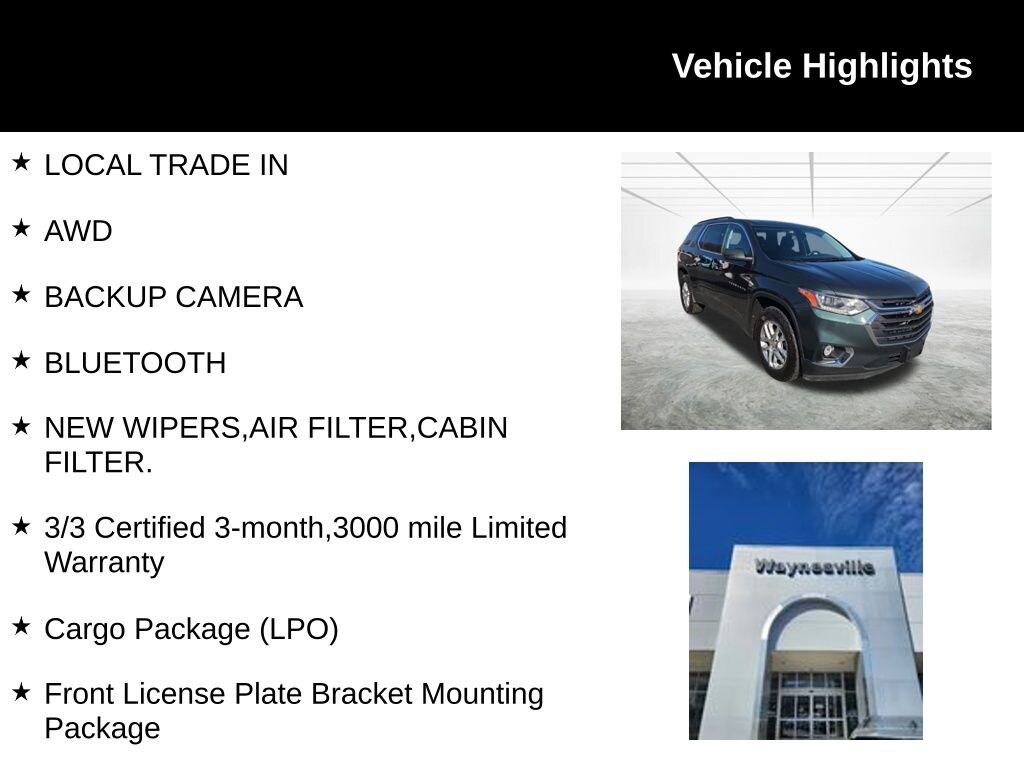 Used 2021 Chevrolet Traverse LT SUV