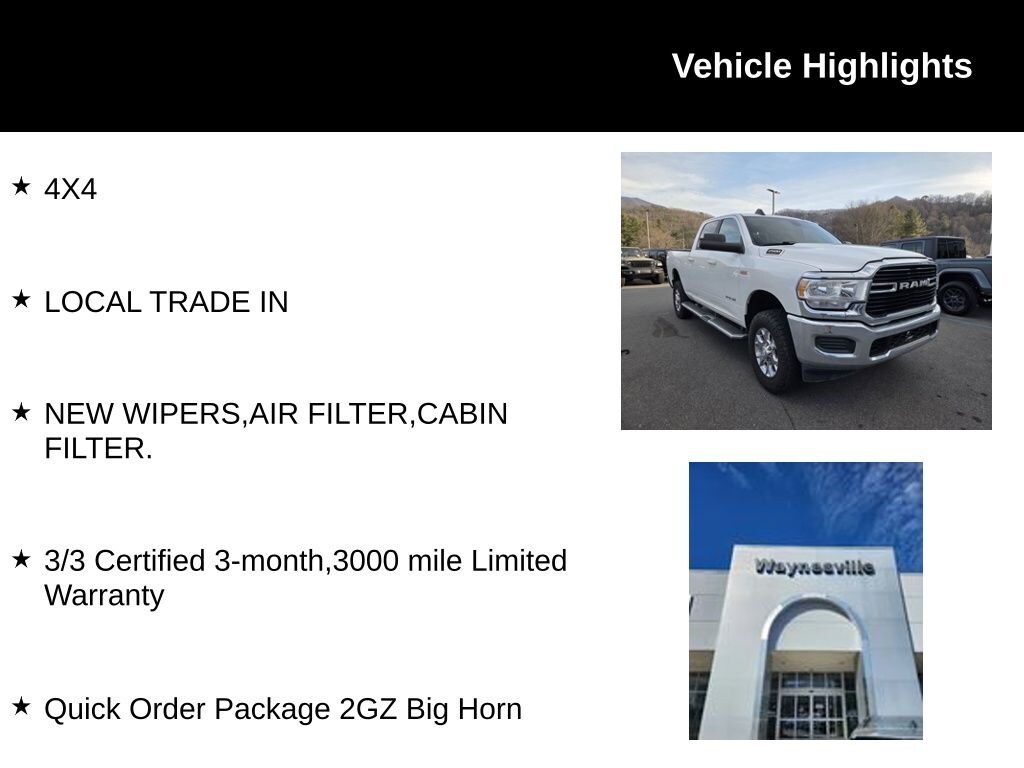 Used 2021 Ram 2500 Big Horn Truck