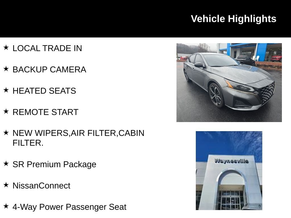 Used 2024 Nissan Altima 2.5 SR Sedan